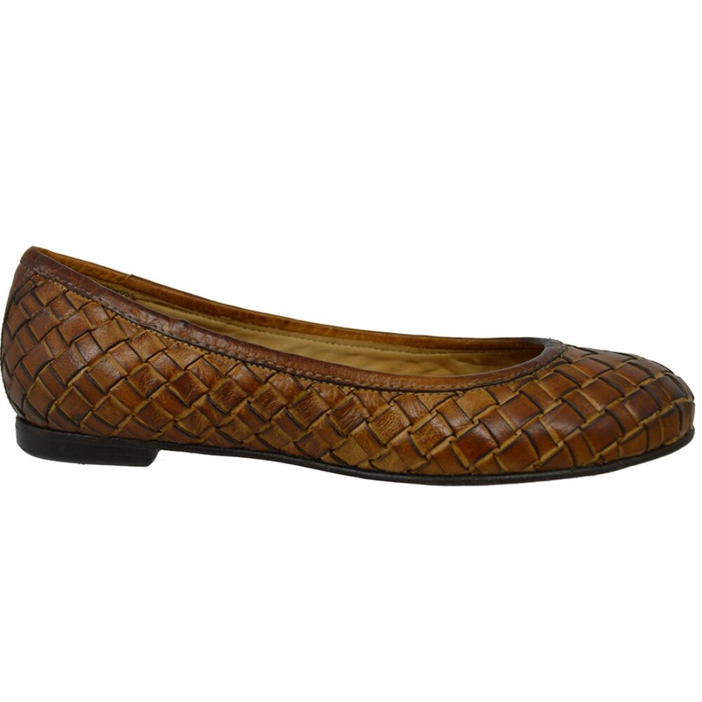 Calzoleria Toscana B940 Woven Ballerina Brick